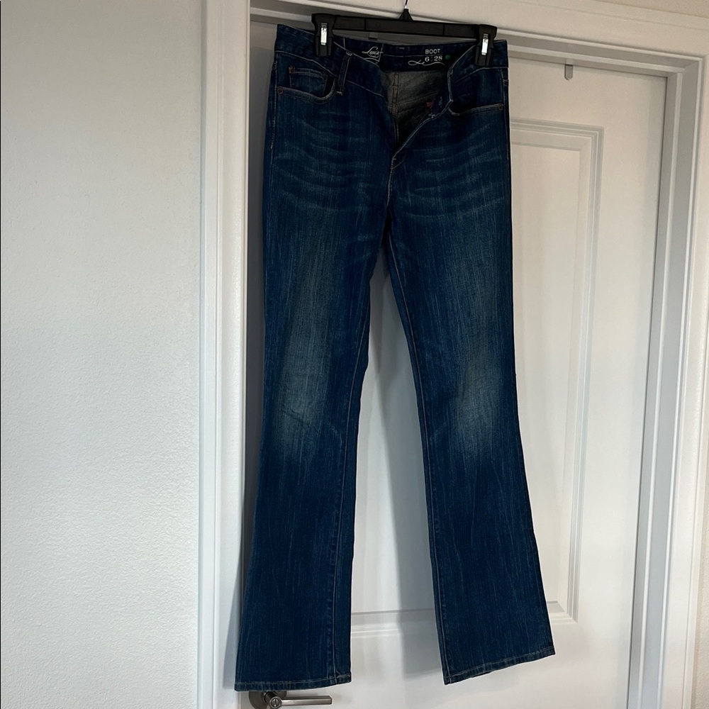 Levi's Dark Blue Bootcut Jeans for Women
